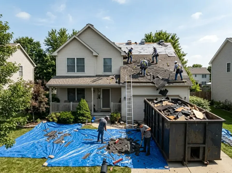 roof-replacement-debris-remova-004 — frequently asked questions, Cheapest Dumpster Rentals in Smithton, IL